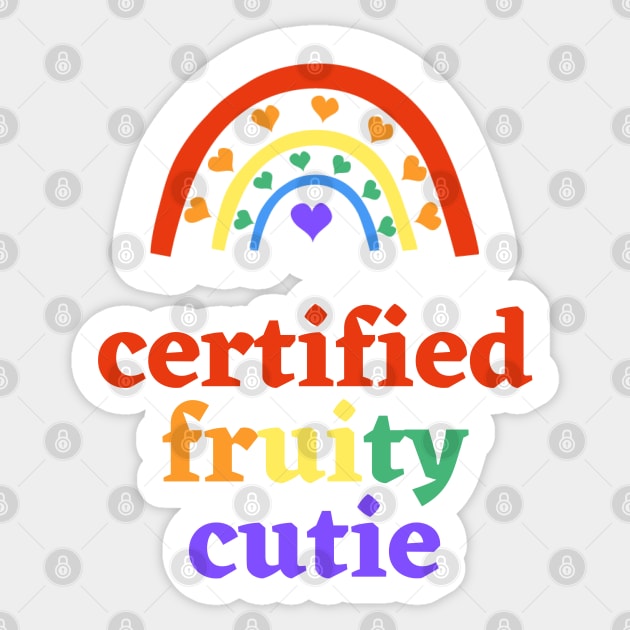 Certified Fruity Cutie Sticker by TurnEffect